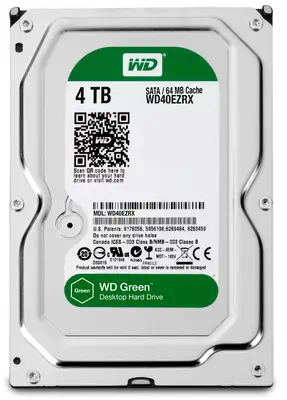 Western Digital Green 4TB disque dur 4 To Variable 64 Mo 3.5" Série ATA III - Disque dur Interne - visuel 1
