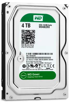 Western Digital Green 4TB disque dur 4 To Variable 64 Mo 3.5" Série ATA III - Disque dur Interne - visuel 2
