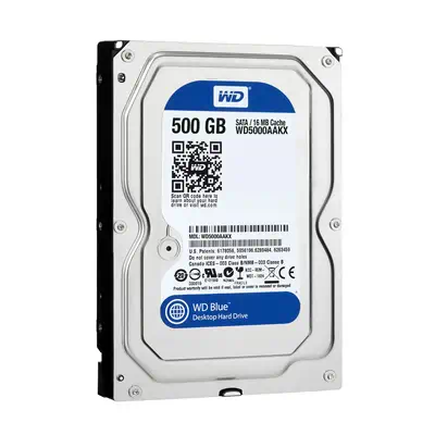 Western Digital Blue 500GB disque dur 500 Go 7200 tr/min 16 Mo 3.5" SATA - Disque dur Interne - visuel 2
