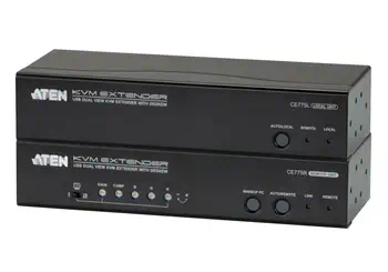 ATEN CE775 extension audio/video Émetteur et récepteur AV Noir offre