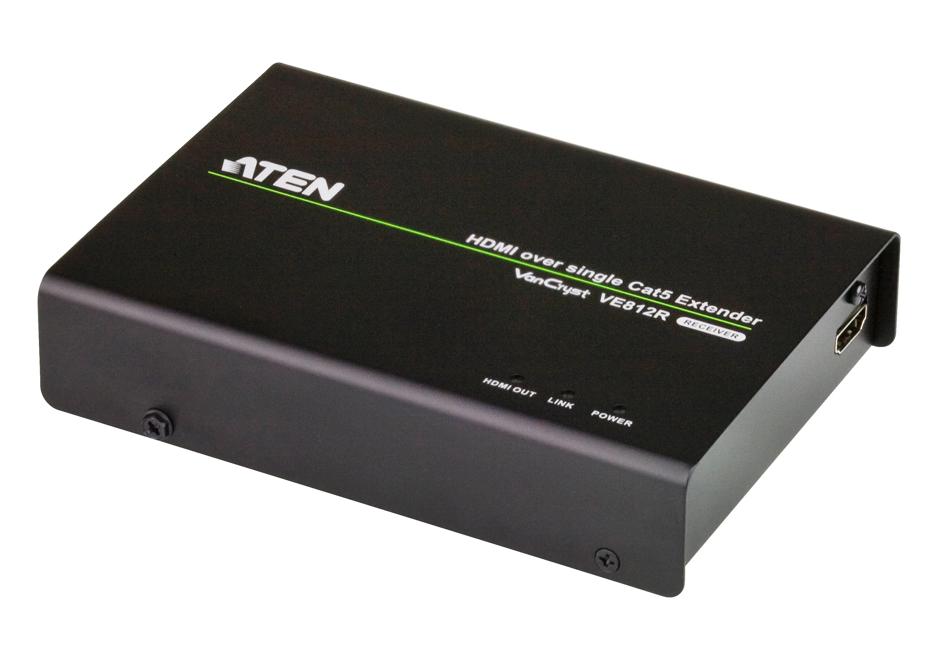 ATEN VE812R extension audio/video Répéteur AV Noir livraison gratuite