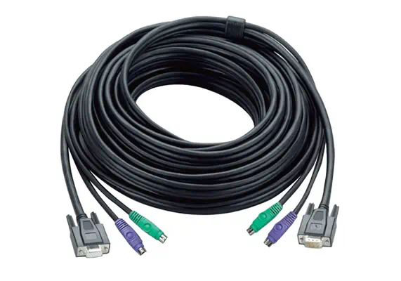 ATEN 2L-1005P câble kvm Noir 5 m - Accessoire Réseau - visuel 1
