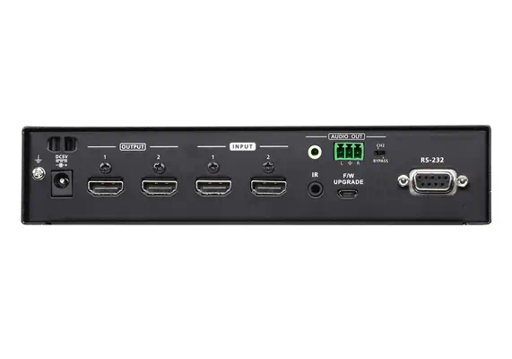 Commutateur matriciel HDMI True 4K 2 x 2 avec Désembeddeur audio - ATEN - Accessoire Affichage - visuel 2