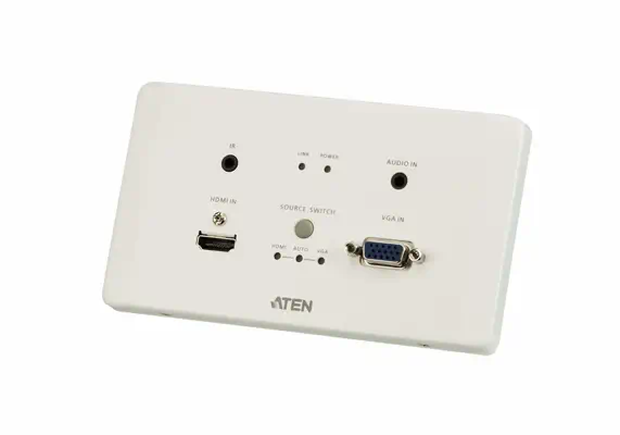ATEN VE2812EUT extension audio/video Émetteur AV Blanc - Accessoire Affichage - visuel 1