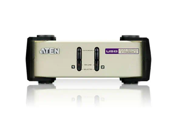 ATEN Commutateur KVM VGA PS/2 USB 2 ports - Accessoire Réseau - visuel 3
