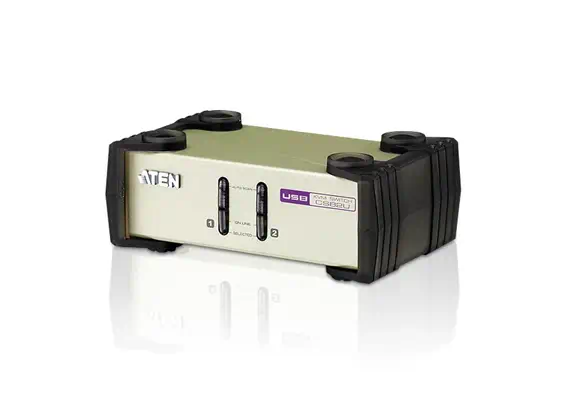 ATEN Commutateur KVM VGA PS/2 USB 2 ports - Accessoire Réseau - visuel 1