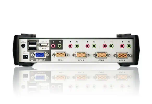 Commutateur KVMP™ VGA/audio PS/2-USB 4 ports avec OSD - ATEN - Accessoire Réseau - visuel 2