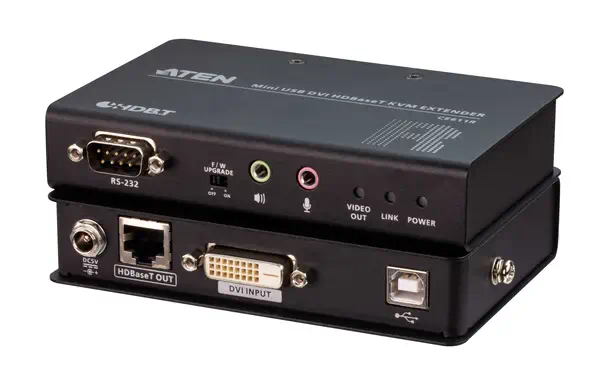 Mini système d'extension KVM USB DVI HDBaseT™ (1920 x 1200 à 100 m) - ATEN - Accessoire Réseau - visuel 2