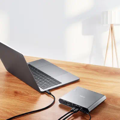 Commutateur KVM à 2 ports 4K DisplayPort USB-C avec passage d'alimentation - ATEN - Accessoire Réseau - visuel 5