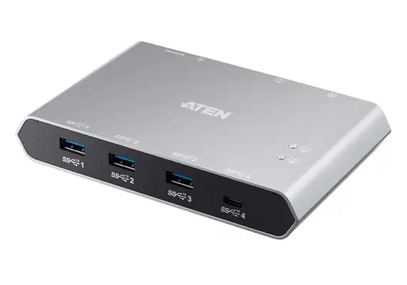 Commutateur de partage 2 ports USB-C Gen 2 avec transfert de l’alimentation - ATEN - Accessoire Réseau - visuel 1