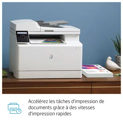 Imprimante multifonction HP Color LaserJet Pro M183fw HP - visuel 1 - hello RSE - Impressions performantes. Intelligence énergétique.<sup>[10]</sup>