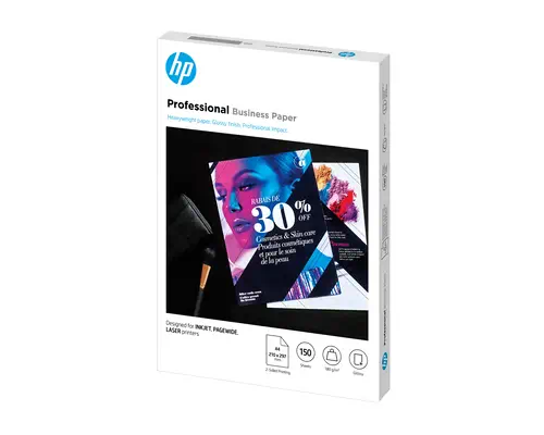 Papier HP Professional Business, brillant, 180 g/m2, A4 (210 x 297 mm), 150 feuilles - visuel 3