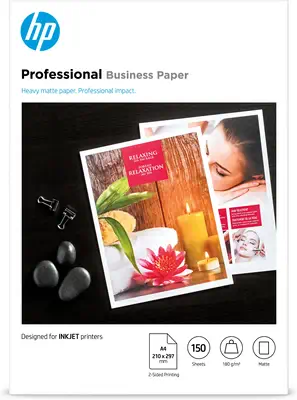 Papier HP Professional Business, mat, 180 g/m2, A4 (210 x 297 mm), 150 feuilles - visuel 2