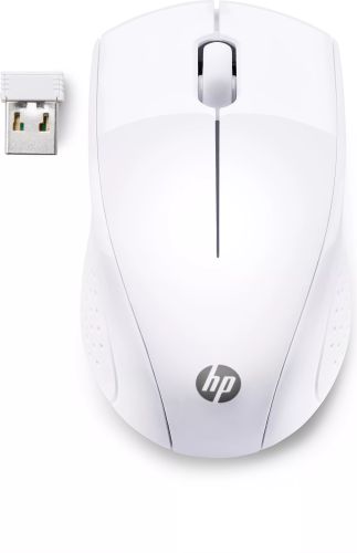 Revendeur officiel Souris HP Wireless Mouse 220 Snow White