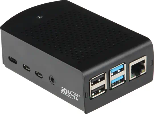 Joy-iT RB-ALUCASEP4+06 accessoire pour carte de développent Étui Noir - Barebone - visuel 1