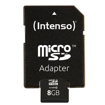 Intenso 8GB MicroSDHC 8 Go Classe 10 - Carte Mémoire - visuel 3
