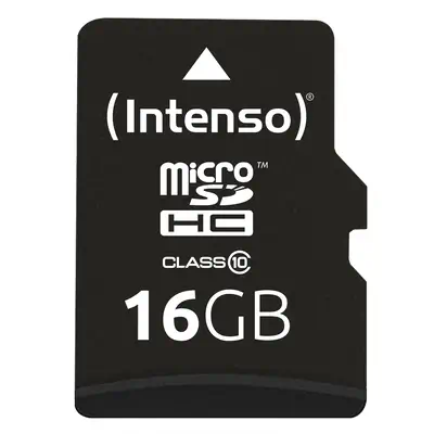 Intenso 16GB MicroSDHC 16 Go Classe 10 - Carte Mémoire - visuel 2