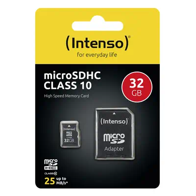 Intenso 32GB MicroSDHC 32 Go Classe 10 - Carte Mémoire - visuel 4
