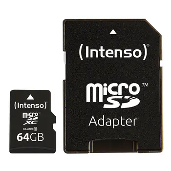 Intenso 64GB MicroSDHC 64 Go MicroSDXC Classe 10 livraison rapide