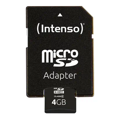 Intenso 3403450 mémoire flash 4 Go MicroSDHC Classe 4 - Carte Mémoire - visuel 3