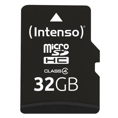 Intenso 3403480 mémoire flash 32 Go MicroSDHC Classe 4 - Carte Mémoire - visuel 1