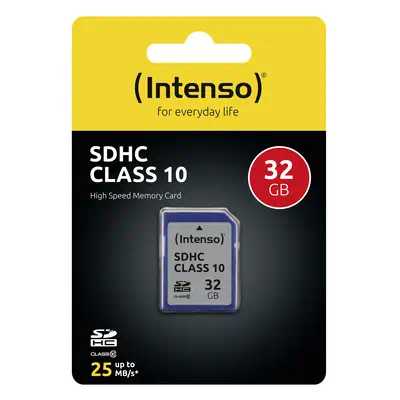Intenso 32GB SDHC 32 Go Classe 10 - Carte Mémoire - visuel 2