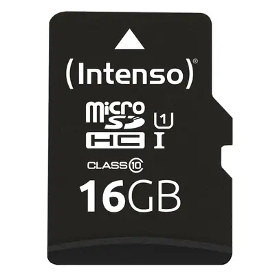 Intenso 16GB microSDHC 16 Go UHS-I Classe 10 - Carte Mémoire - visuel 1