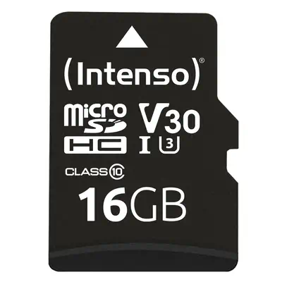 Intenso 3433470 mémoire flash 16 Go MicroSDHC UHS-I Classe 10 - Carte Mémoire - visuel 1