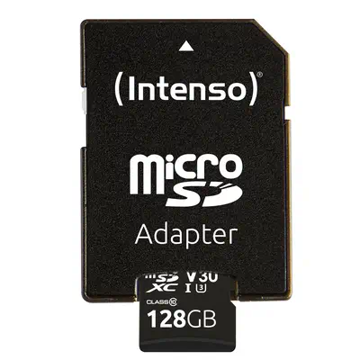 microSDXC 128GB Class 10 UHS-I Professional - Extended Capacity SD (MicroSDHC) - Intenso - Carte Mémoire - visuel 4