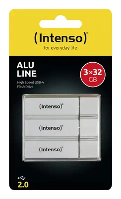 Intenso 3521483 lecteur USB flash 32 Go USB Type-A 2.0 Argent - Clé USB - visuel 2
