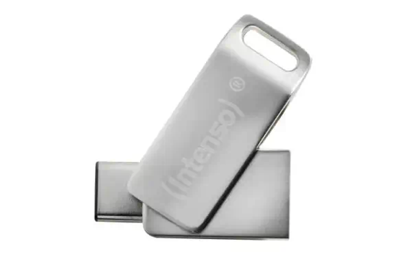 Intenso cMobile Line lecteur USB flash 128 Go USB Type-A / USB Type-C 3.2 Gen 1 (3.1 Gen 1) Argent - Clé USB - visuel 2