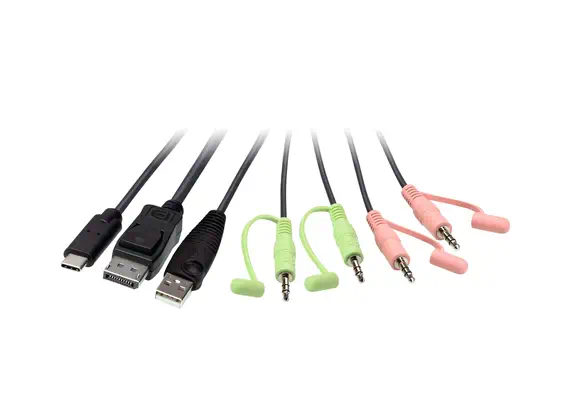 ATEN Commutateur KVM hybride DisplayPort 2 ports USB-C - Accessoire Réseau - visuel 3