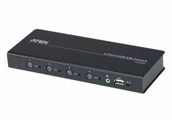 Commutateur KM sans limite USB à 4 ports (câbles inclus) meilleur prix
