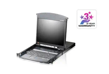ATEN KL1508AiN commutateur écran, clavier et souris Grille de montage Noir achat