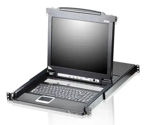 ATEN CL5716N support d'ordinateurs 48,3 cm (19") Noir 1U - Accessoire Réseau - visuel 1