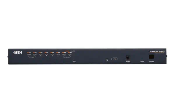 Commutateur KVM 8 ports Multi-Interface Cat 5 sur IP accès de partage 1 local/distant - ATEN - Accessoire Réseau - visuel 3
