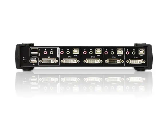 ATEN Commutateur KVMP™ DVI/audio USB 4 ports - Accessoire Réseau - visuel 2