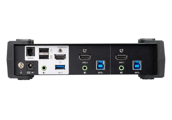 Commutateur KVMP™ HDMI 4K 2 ports USB 3.0 avec mode de mélangeur audio - ATEN - Accessoire Réseau - visuel 2