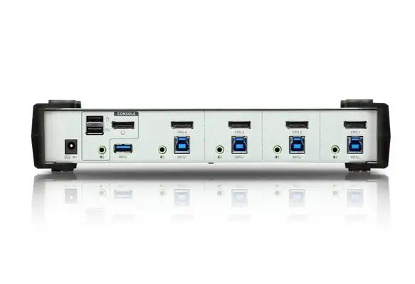 Commutateur KVMP™ DisplayPort 4 ports USB 3.0 (câbles inclus) - ATEN - Accessoire Réseau - visuel 2