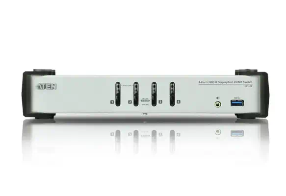 Commutateur KVMP™ DisplayPort 4 ports USB 3.0 (câbles inclus) - ATEN - Accessoire Réseau - visuel 3