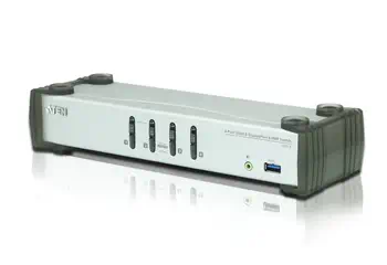Commutateur KVMP™ DisplayPort 4 ports USB 3.0 (câbles inclus) livraison rapide