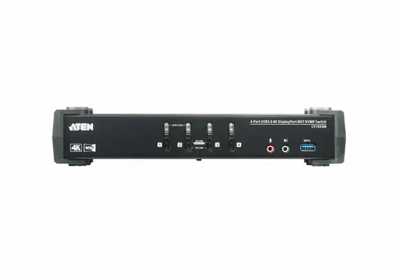 Commutateur KVMP™ MST DisplayPort 4K 4 ports USB 3.0 (câbles inclus) - ATEN - Accessoire Réseau - visuel 3