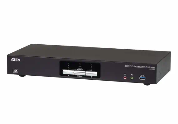 Commutateur KVMP™ deux affichage DisplayPort 4K 2 ports USB 3.0 - ATEN - Accessoire Réseau - visuel 1
