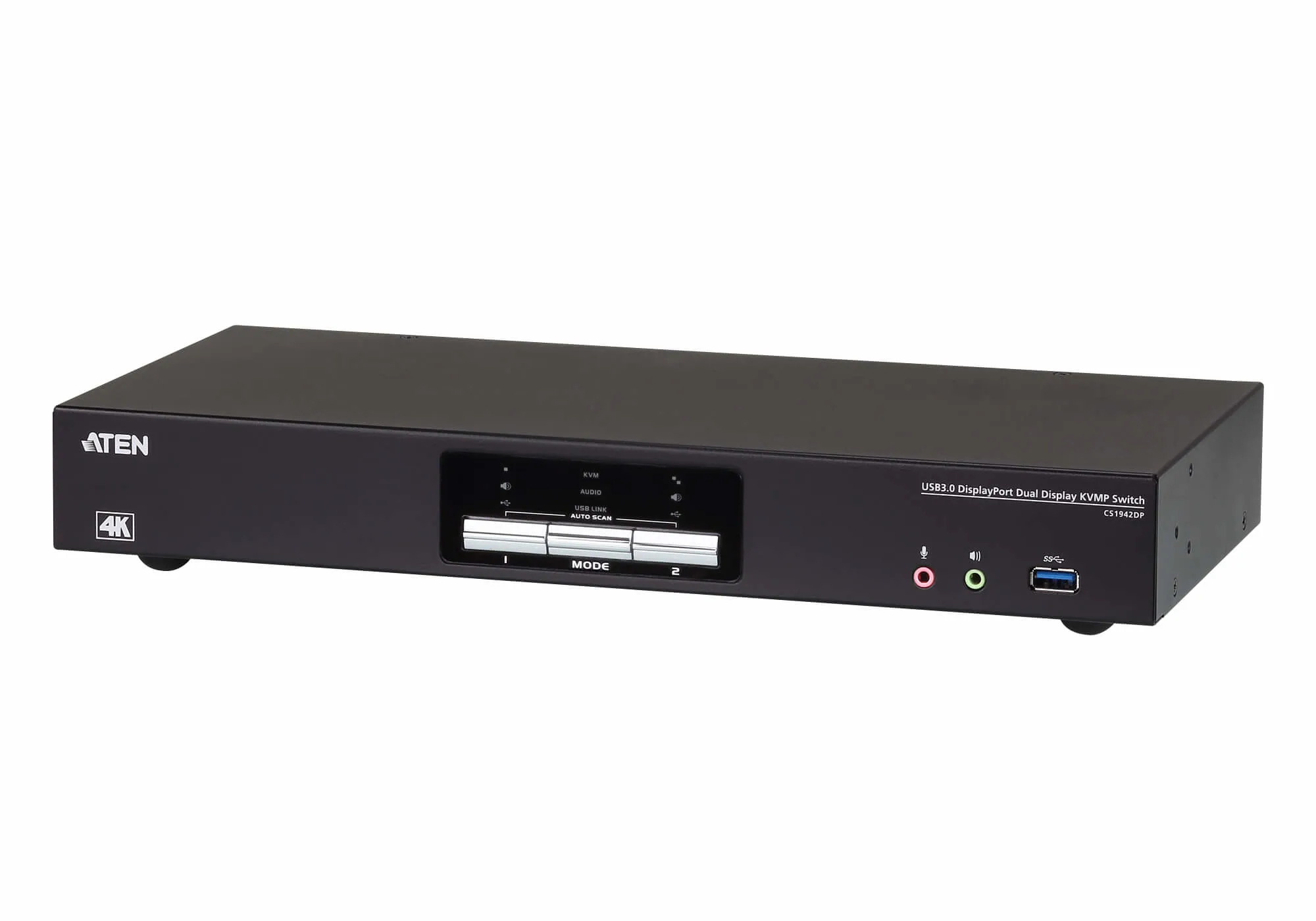 Commutateur KVMP™ deux affichage DisplayPort 4K 2 ports USB 3.0 offre