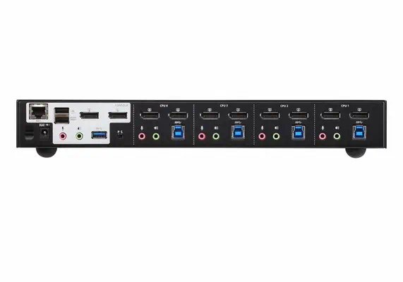 Commutateur KVMP™ deux affichage DisplayPort 4K 4 ports USB 3.0 - ATEN - Accessoire Réseau - visuel 2