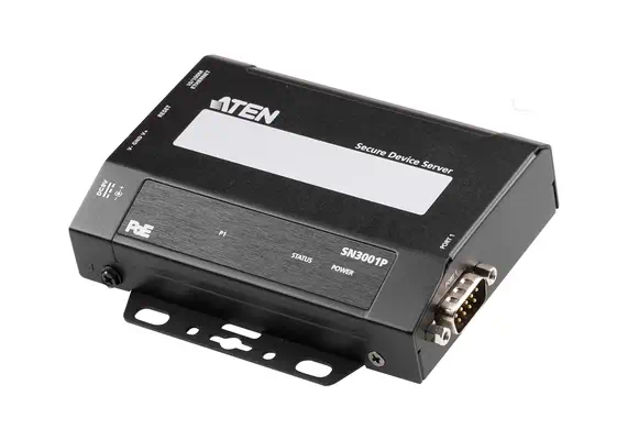 Serveur de périphériques sécurisés RS-232 à 1 port avec PoE - ATEN - Accessoire Réseau - visuel 1