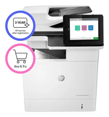 Imprimante multifonction HP LaserJet M635h Enterprise - Multifonctions Laser - visuel 4