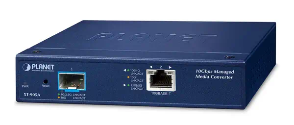 PLANET 1-Port convertisseur de support réseau Bleu - Accessoire Réseau - visuel 1