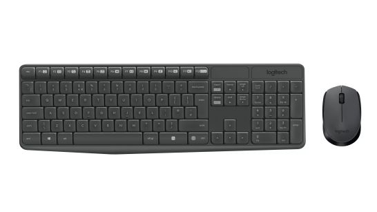 Achat LOGITECH MK235 Wireless Keyboard&Mouse GREY Clavier - 5099206063976