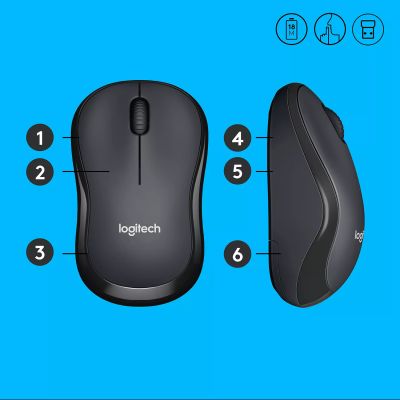 Vente LOGITECH M220 Silent Mouse optical 3 buttons wireless Logitech au meilleur prix - visuel 6